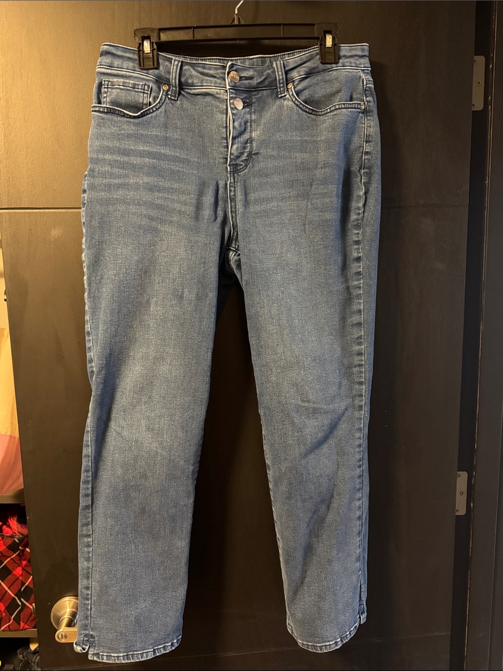 NYDJ Light Blue Straight-Leg Jeans